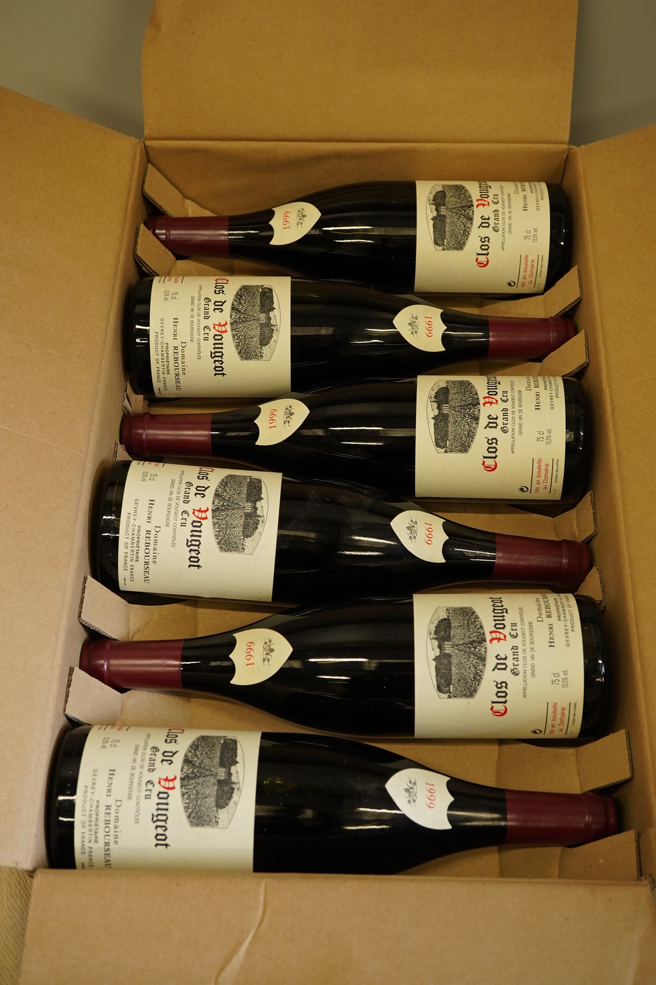 Domaine Henri Rebourseau, Clos de Vougeot Grand Cru, 1999